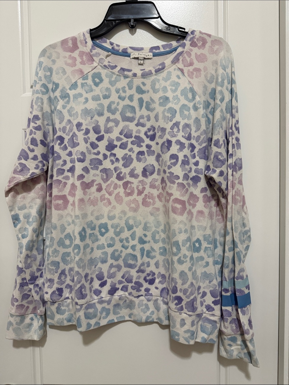 PJ Salvage Pastel Leopard Print Pajamas